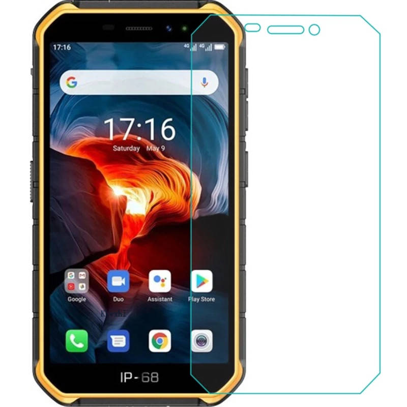 

Загартоване захисне скло на Ulefone Armor X7, Прозрачный