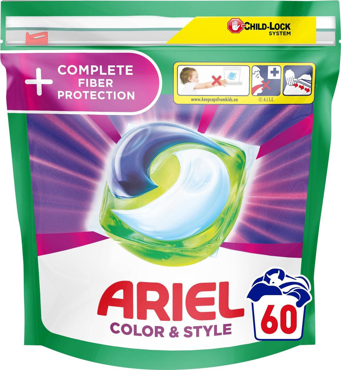 

Капсулы для стирки цветного белья Ariel Color Pods 3 в 1 60 шт