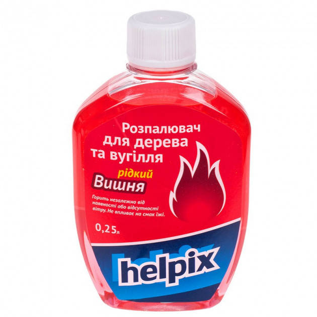 

Розжиг для дерева и угля Helpix жидкий Вишня 250мл
