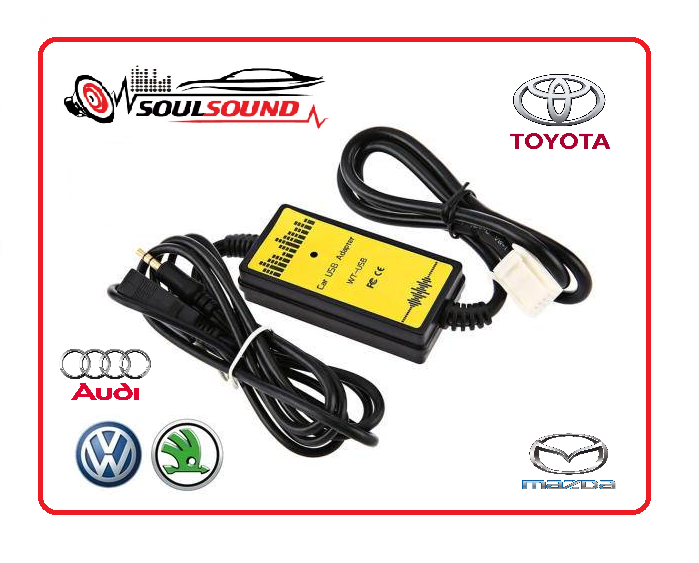 

Автомобильный USB AUX MP3 адаптер эмулятор CD чейнджера TOYOTA ТОЙОТА