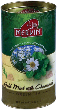 

Чай Зеленый Мервин, Mervin " Мята и ромашка " 100г