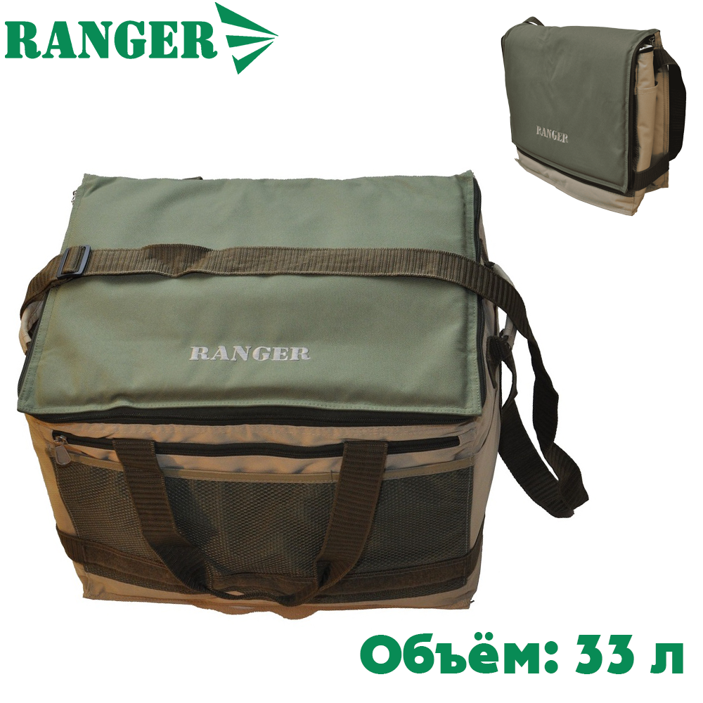 

Сумка холодильник изотермическая термосумка для пикника отдыха рыбалки Ranger HB5-XL, Зелёный