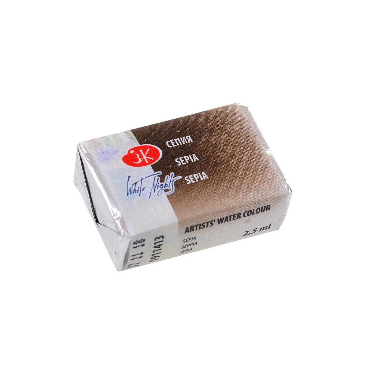 

Краска акварельная КЮВЕТА, сепия, 2.5мл ЗХК, Коричневый