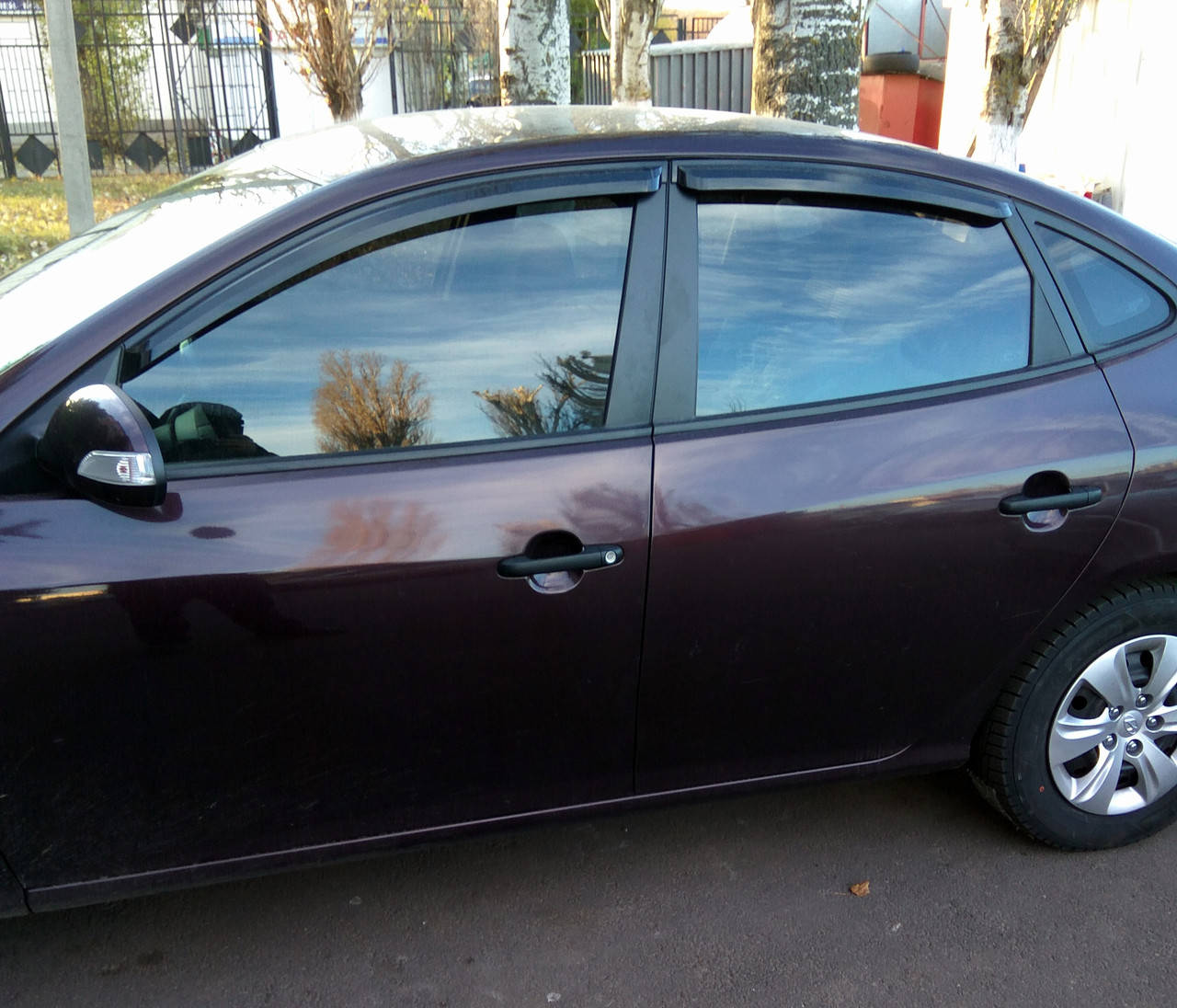 

Дефлекторы окон (ветровики) Hyundai Elantra HD 2006-2010 (Autoclover A099)