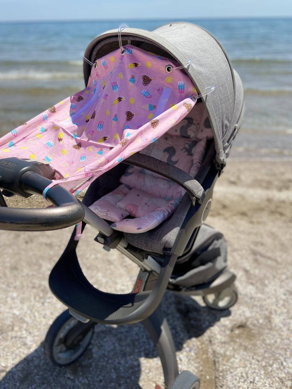 

Солнцезащитная шторка на коляску "Ice Cream" ТМ Milagrosa