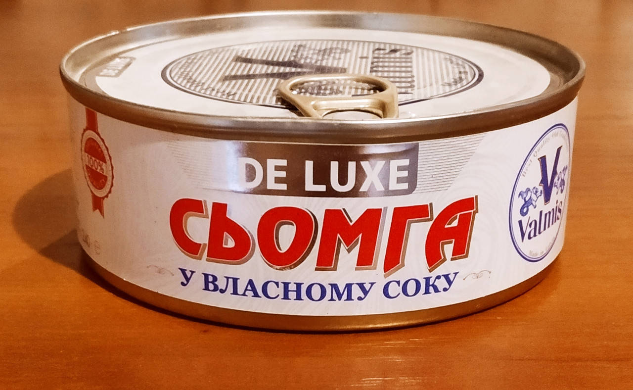 

Семга в собственном соку De Luxe Valmis