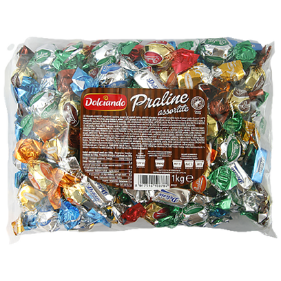 

Цукерки Дольчіандо праліне Dolciando praline 1kg 6шт/ящ (Код : 00-00011925)
