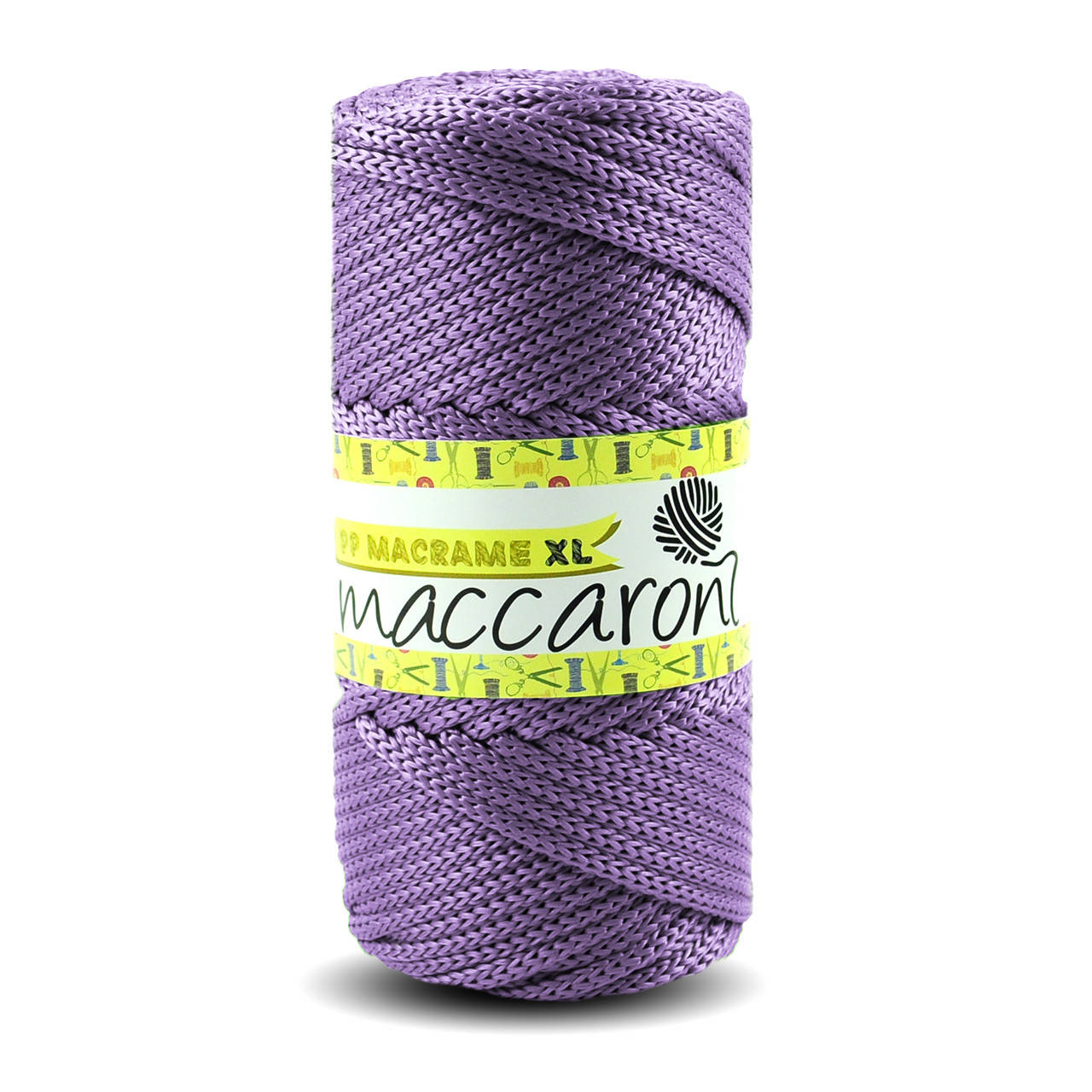

Полипропиленовый шнур Maccaroni PP Macrame XL 4 mm Фиалка