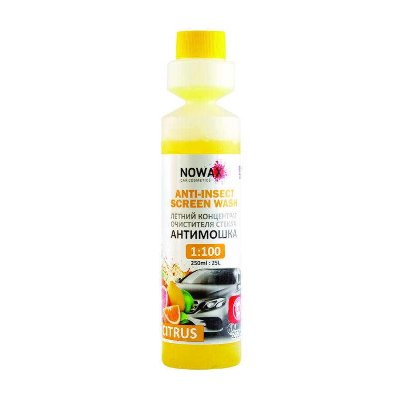 

Омыватель стекла NOWAX Anti-Insect Sreen Wash Citrus Летний концентрат 250 мл (NX25025)