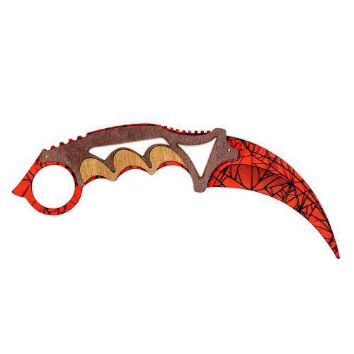 

Нож Керамбит из CS GO (Crimson web), Малиновый
