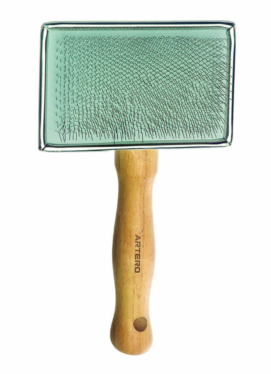 

Пуходерка Carda Artero, длина зубцов 11 мм, деревянная ручка, L