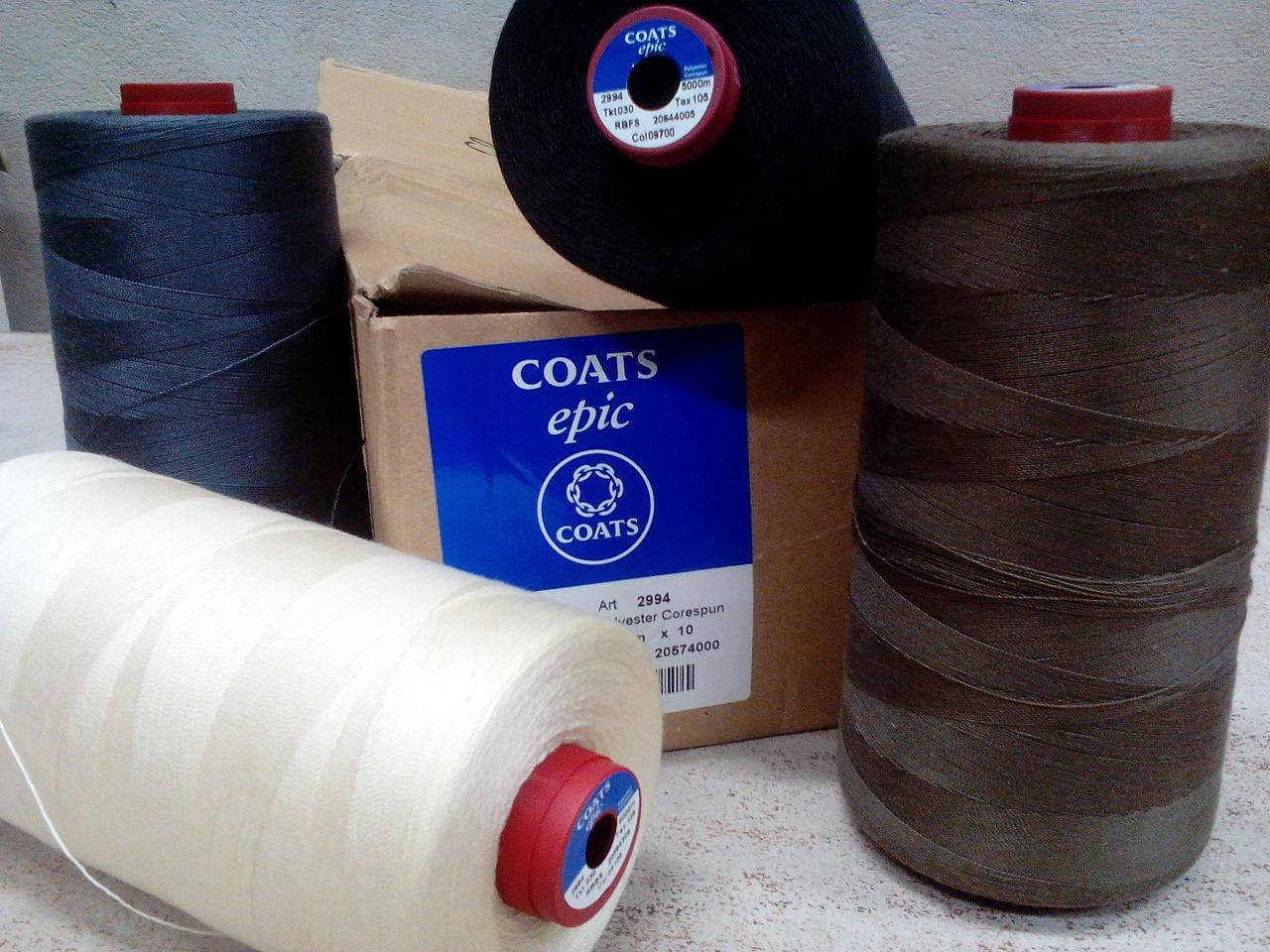

Нитки Coats EPIK №30 5000м акционные цвета