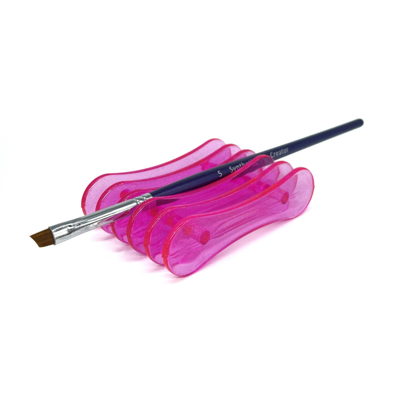 

Подставка под кисточки пластиковая, красная