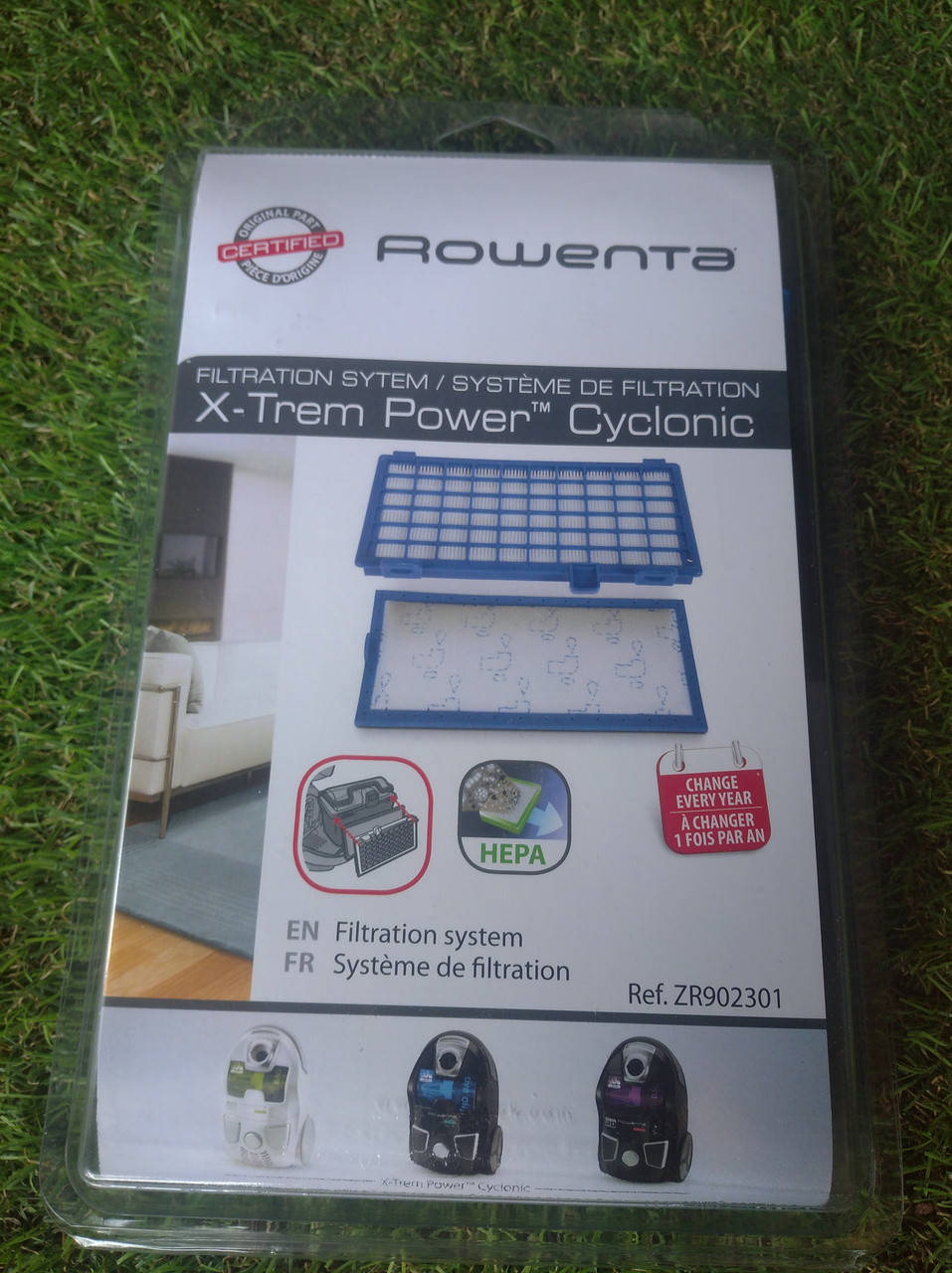 

Hepa фильтр пылесоса Rowenta X-Trem Power Cyclonic RO6239 ZR902301