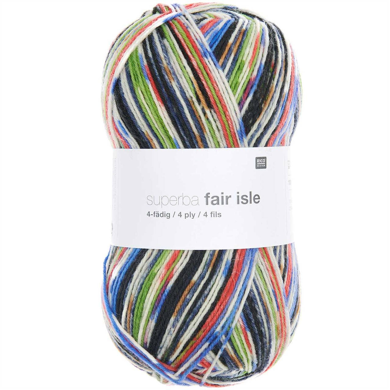 

Пряжа Rico Superba Fair Isle 4-ply (цвет 05)