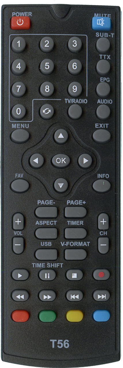 

Пульт до т2 World Vision T36/ T56/ T59/ T59D/ T12