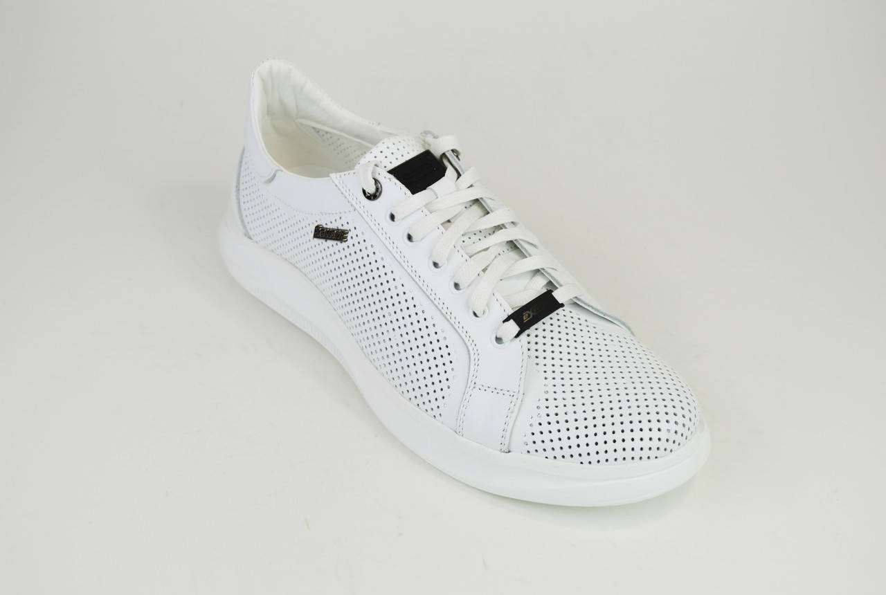 

Кроссовки перфорированные Extrem 1736 Белые кожа, Белый