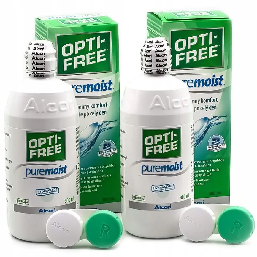 

Раствор для контактных линз OPTI FREE PureMoist / Pure-Moist 2x300мл.