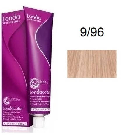 

Крем-краска для волос Londacolor 9/96 Очень светлый блондин сандрэ фиолетовый 60 мл