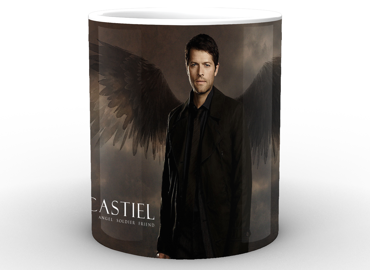 

Кружка GeekLand Supernatural Сверхъестественное Castiel SN.02.014.305, Белый