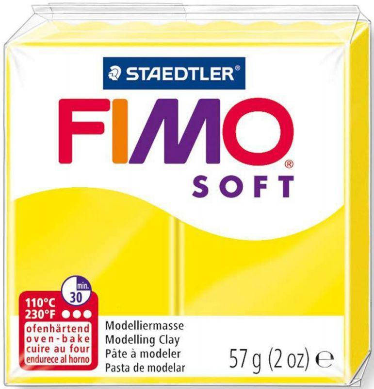 

Пластика Soft, Лимонная, 57 г, Fimo, Лимонный