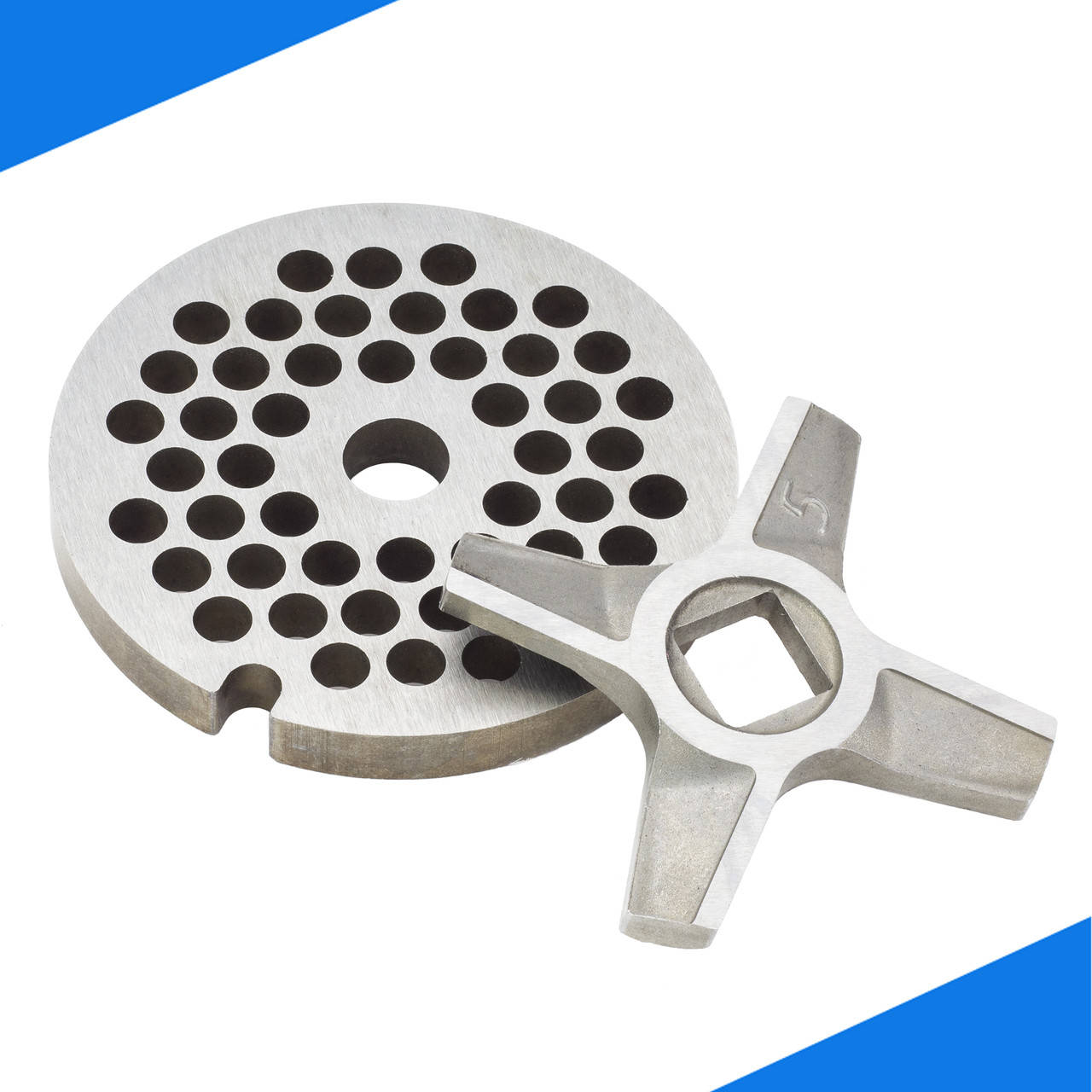 

Комплект нож двухсторонний и сито для мясорубки Zelmer NR5 86.1009 10003882 (ZMMA025X)