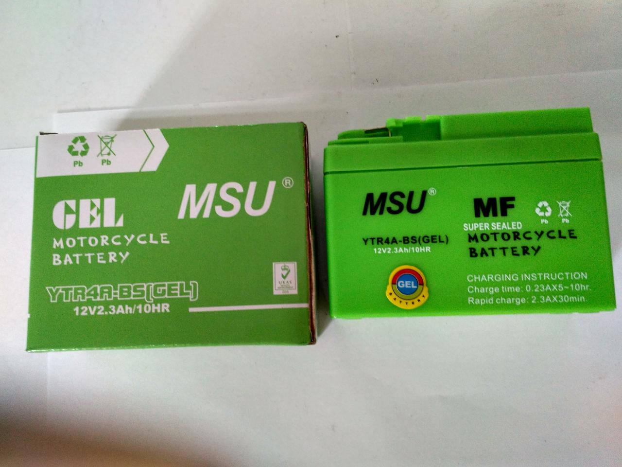 

АКБ (Аккамулятор) 12V2.3A/10HR гелевый Honda Dio AF-34, AF-35 MSU Тайвань