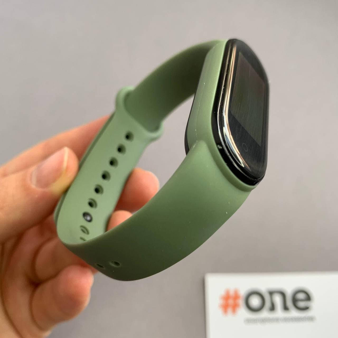 

Ремешок для Xiaomi Mi Band 5 силиконовый цветной ремешок для фитнесс трекера браслета ми бенд 5 оливковый BND