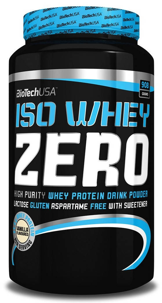 

Сывороточный изолят BioTech - Iso Whey Zero (908 грамм) banana/банан