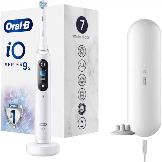 

Электрическая зубная щетка Oral-B iO Series 9N White Alabaster