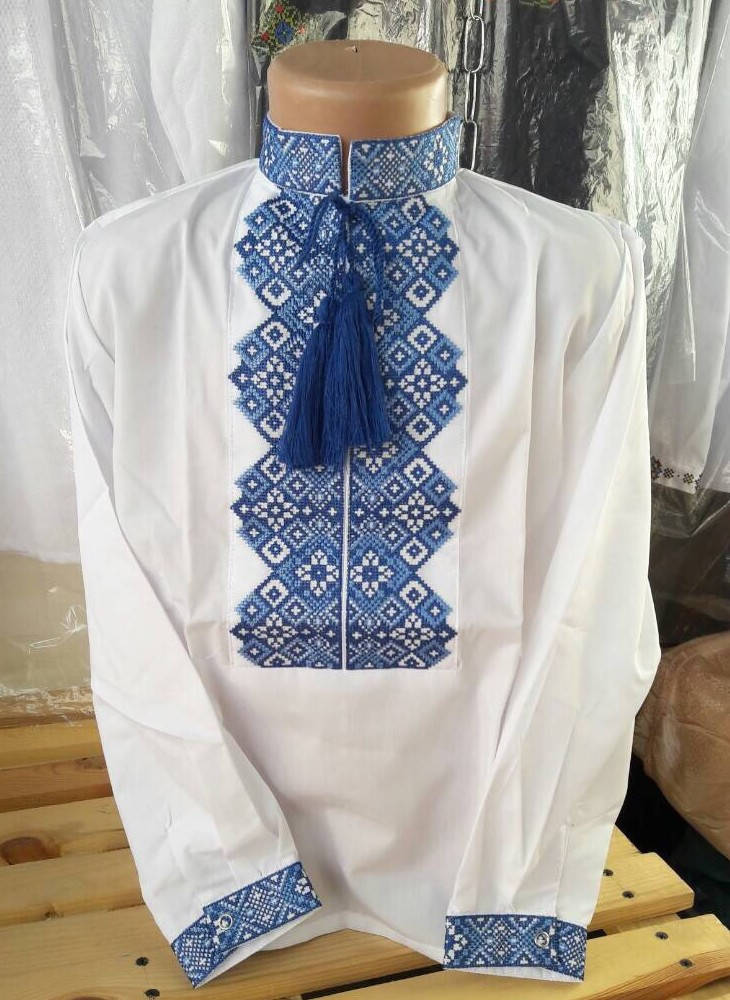 

Вышиванка на мальчика "Вадим", рост 110-152, детская вышивака для мальчика.