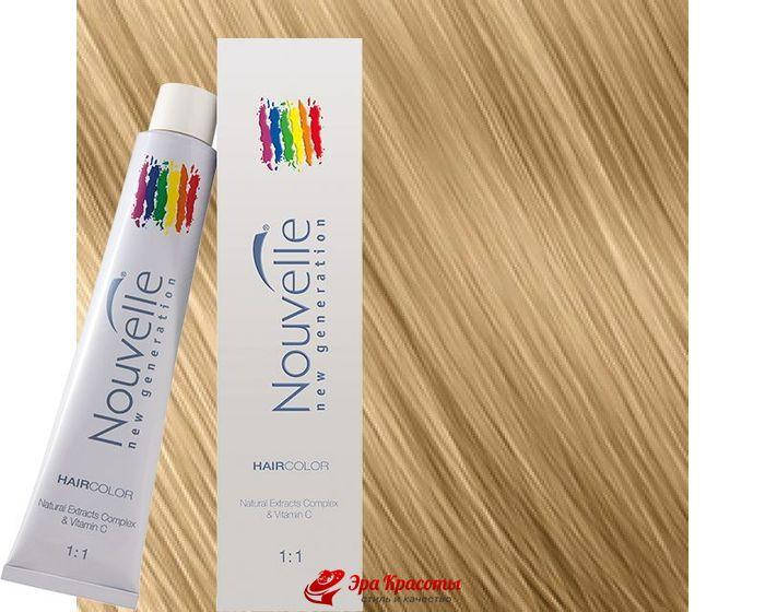 

Крем-краска для волос 9.0 Насыщеный платиновый блондин Nouvelle Hair Color, 100 мл