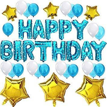 

Набор шаров на день рождения, "HAPPY BIRTHDAY" 07