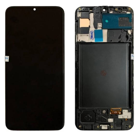 

Модуль (сенсор + дисплей) Samsung A307 Galaxy A30s (2019) black + frame (Oled), Черный