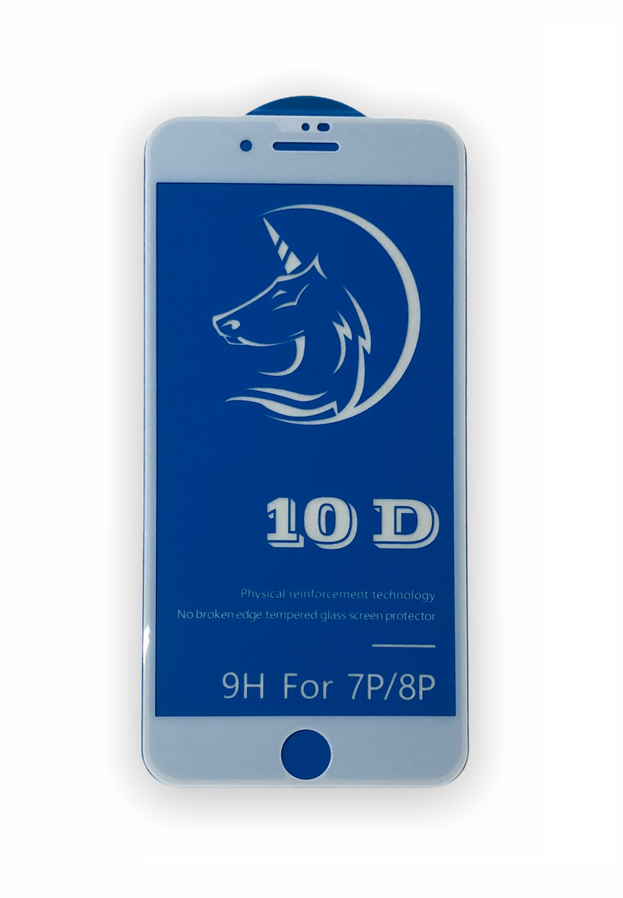 

Защитное стекло iPhone 8 Plus (Біле), Белый