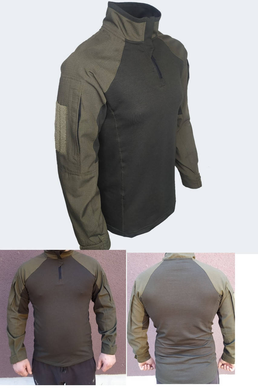 

Кофта военная тактическая, убокс, ткань рипстоп с двухниткой., Хаки