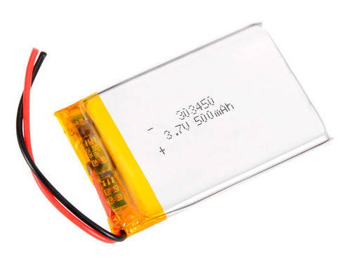 

Аккумулятор 303450 Li-pol 3.7В 500мАч для RC моделей DVR GPS MP3 MP4