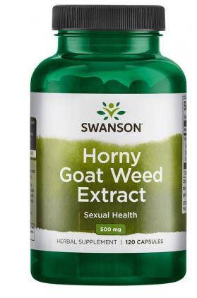 

Swanson Horny Goat Weed Extract 500 mg, Горянка (120 капс.)