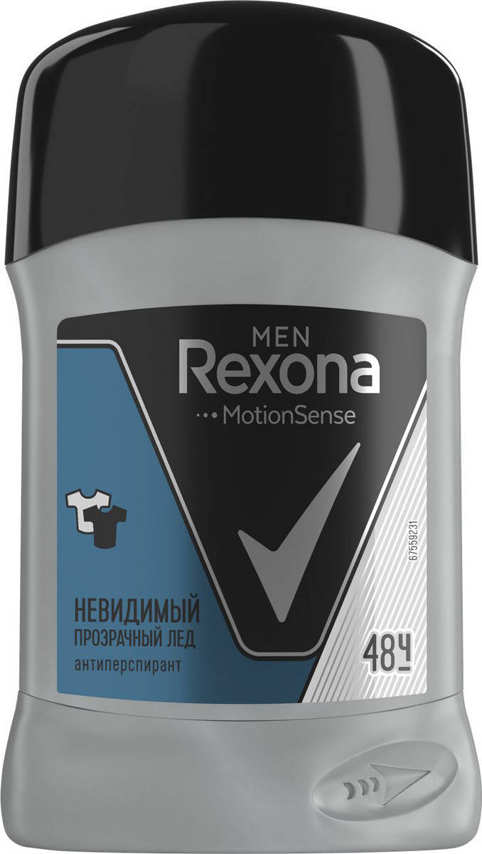 

Дезодорант Rexona стик MEN Прозрачный Лед