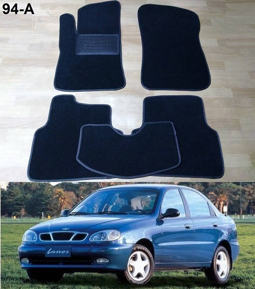 

Ворсовые коврики на Daewoo Lanos / Sens '98-