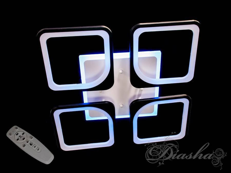 

Светодиодная люстра с режимом ночника 8060/4BK LED dimmer-2.4G