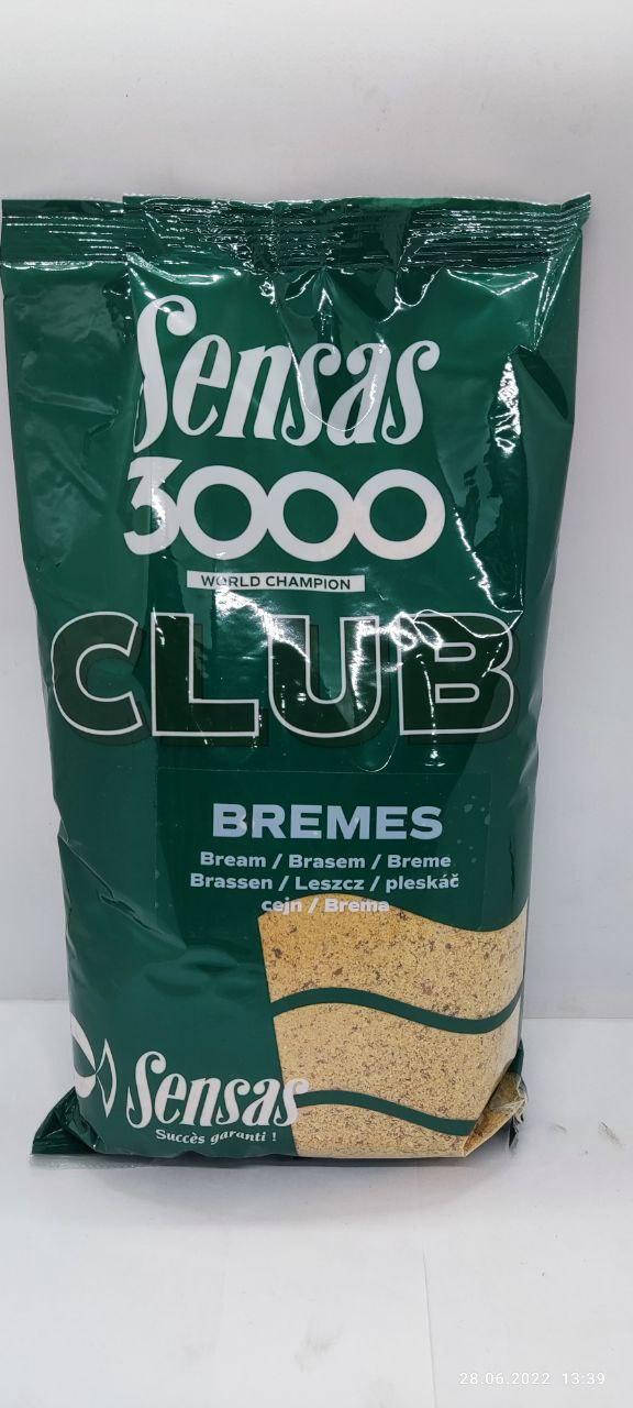 

Прикормка Sensas 3000 Club Bremes 1kg. (Сенсас Лещ)