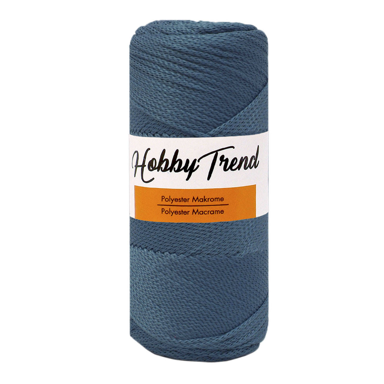 

Шнур поліпропіленовий Макраме Hobby Trend. Темна бірюза 200г, 230м, 2-3 мм