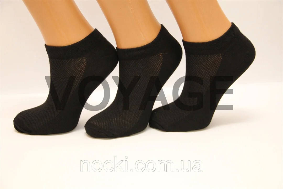 

Женские носки короткие в сеточку Ф3 36-40 черный сетка