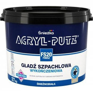 

Шпаклевка Sniezka Acryl-Putz Finish (Снежка Акрил-Путс Финиш) 27кг, Белый