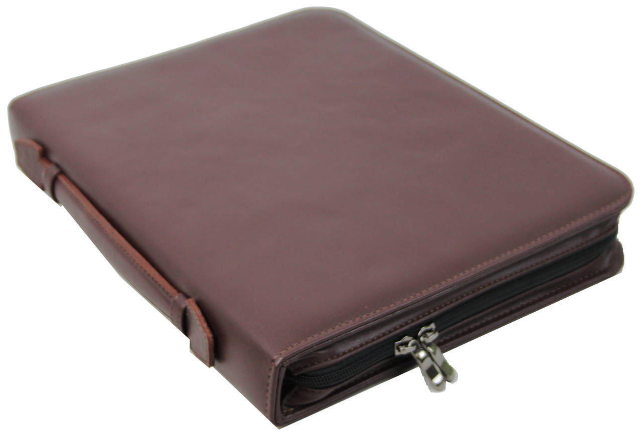 

Деловая папка из кожзама Portfolio Port1006 коричневая, Коричневый