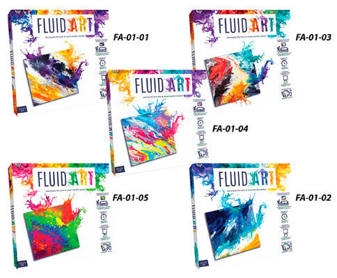 

Набор креативного творчества Флюид-арт "Fluid ART"