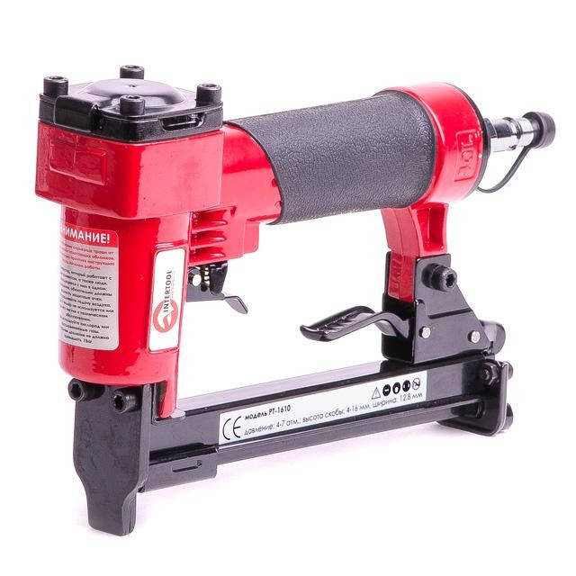 

Степлер пневматический INTERTOOL PT-1610