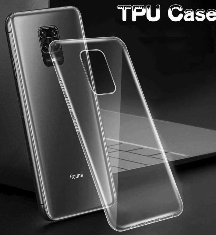 

Силиконовый чехол для Xiaomi Redmi Note 9 Pro/Note 9S/Note 9 Pro Max, Прозрачный