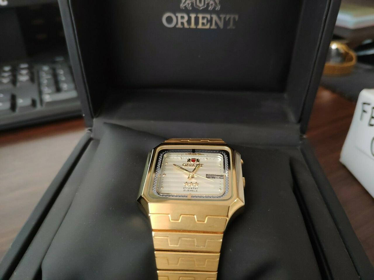

Мужские часы Orient 1EMAD001C6 Freza Fresa Фреза 3 Stars 21 Jewels Automatic